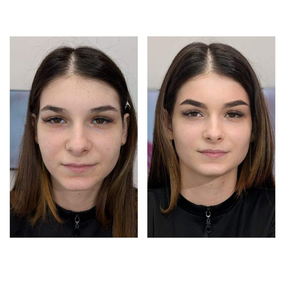 Rezultate stilizare sprâncene Thuya Brașov
